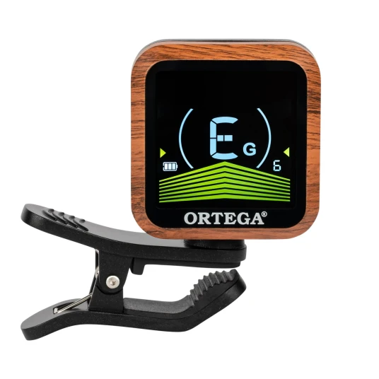 Ortega Guitars Ortega Oetrcsd-10 Rechargeable Clip-On Tuner Display With 10 Pcs.