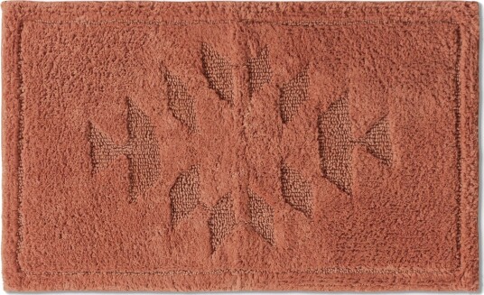 Baderomsmatte   Gertie terracotta Størrelse: 50 x 80 cm