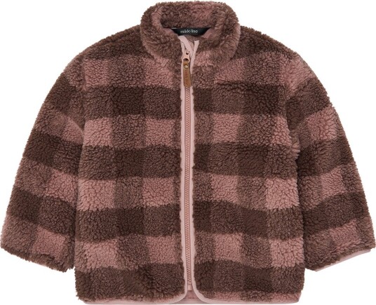 Mikk line Teddy Fleece Jacket BURLWOOD 128
