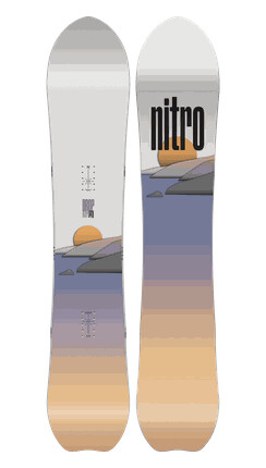 Nitro Snowboard W Drop 24/25, snowboard, dame Flerfarget 146cm Nitro Snowboard W Drop 24/25, snowboard, dame Flerfarget 146cm