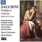 MediaTronixs Antonio Sacchini : Oedipe a Colone (Brown, Opera Lafayette Orchestra/chorus) CD Pre-Owned