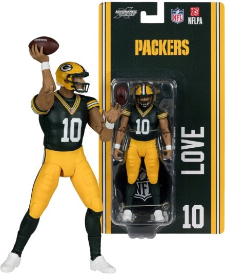 McFarlane SportsPicks NFL Jordan Love Green Bay Packers 6" Action Figure