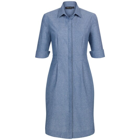 JOBELINE Kjole Livia Chambray Størrelse 50 Lyseblå JOBELINE Kjole Livia Chambray Størrelse 50 Lyseblå