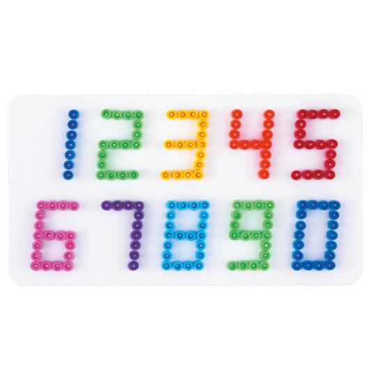 Hama Ironing Beads Plate-Numbers Hama Ironing Beads Plate-Numbers