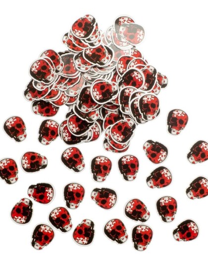 Blodig Hodeskalle Bordkonfetti 20 g Blodig Halloween