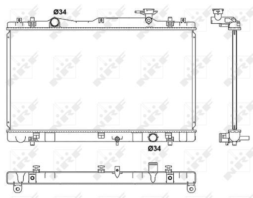 Radiator NRF 53062