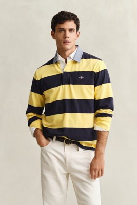 GANT Reg Chambray Stripe Heavy Rugger Yellow XXXL GANT Reg Chambray Stripe Heavy Rugger Yellow XXXL