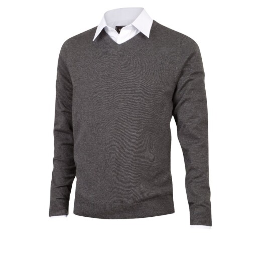 Tracker 3086 Pima Cotton V-hals cardigan kull 1 stk. STK-308610 Charcoal XXL Tracker 3086 Pima Cotton V-hals cardigan kull 1 stk. STK-308610 Charcoal XXL