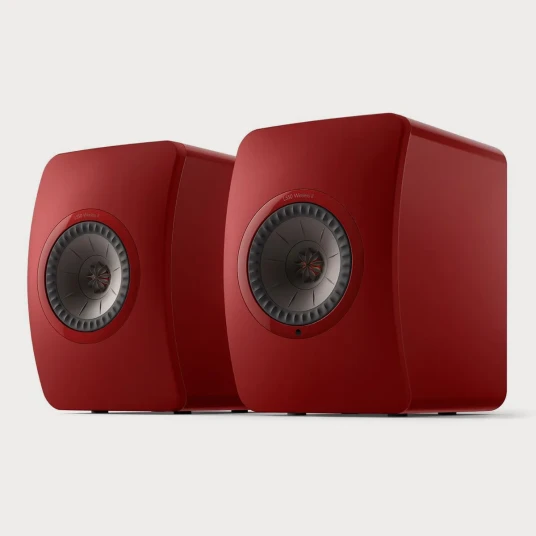 KEF LS50 Wireless II + KEF Mu3 Rød KEF LS50 Wireless II + KEF Mu3 Rød