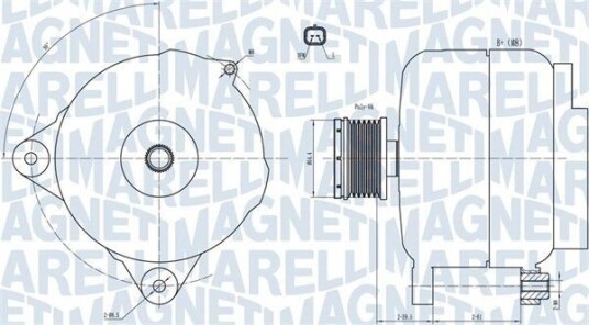 Dynamo MAGNETI MARELLI 063731876010