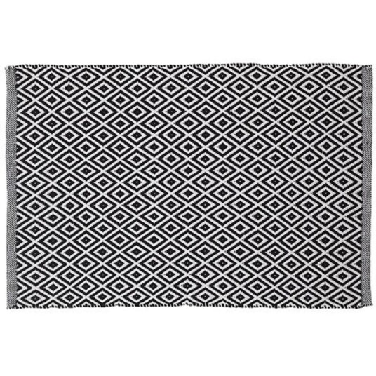 Sealskin Trellis sort badematte 60x90 Sealskin Trellis sort badematte 60x90