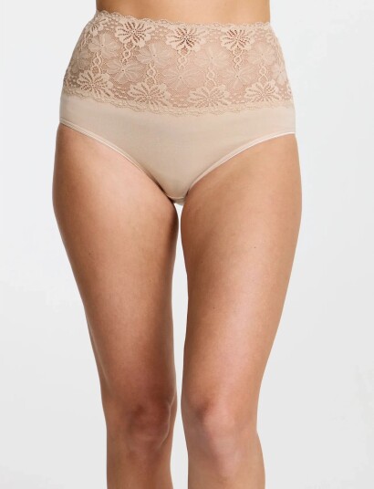 Damella of Sweden 2 Pack Maxi Brief   Beige   S