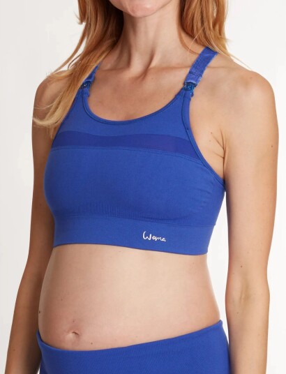 Cache Coeur Maternity And Nursing Bra Sport Woma Blue S