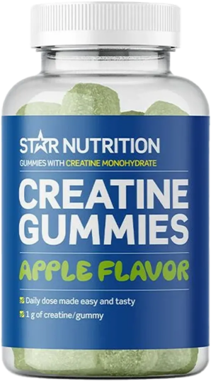 Star Nutrition Creatine Gummies 75 stk. Apple Star Nutrition Creatine Gummies 75 stk. Apple