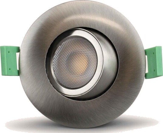 Llitt Sanna Dimbar Infälld downlight 3000K/4000K 520lm IP65 3-pack Borstad stål