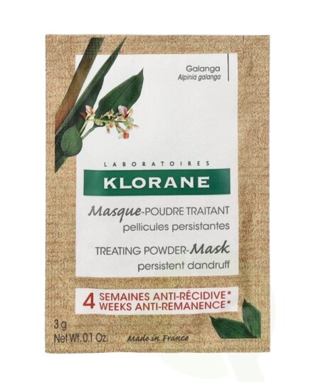 Klorane Treating Powder Mask Galanga 24 g 8x3gr