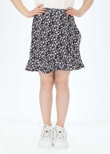 Seaside Sankt Claud Short Skirt Jr Navy Flower 160 Skjørt