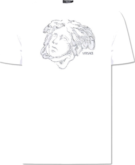 Versace Herre Topper Hvit 2XL,