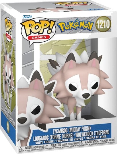 Funko POP! Pokémon: Lycanroc (Midday Form) figur Funko POP! Pokémon: Lycanroc (Midday Form) figur