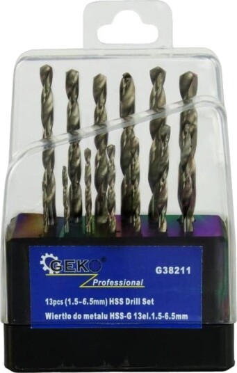 Boresett Geko Sølv For Metall 1,5-6,5/13 Stk (25/100) G38211