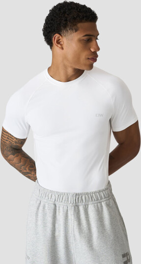 ICIW Stride Muscle Fit T Shirt Hvit XXL