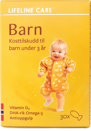 Lifeline Care Kosttilskudd Barn, 30 kapsler Lifeline Care Kosttilskudd Barn, 30 kapsler