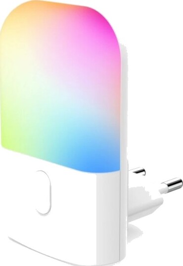 Hama 00223504 Pluggbart Nattlys Hvit Flerfarget Kjeller Baderom Soverom Barnerom Gang Trapper Ip20 Led