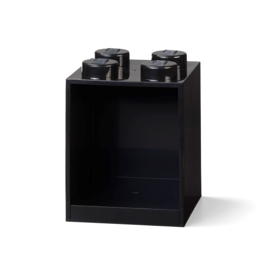 Lego Svart klossehylle med fire knotter 5007281