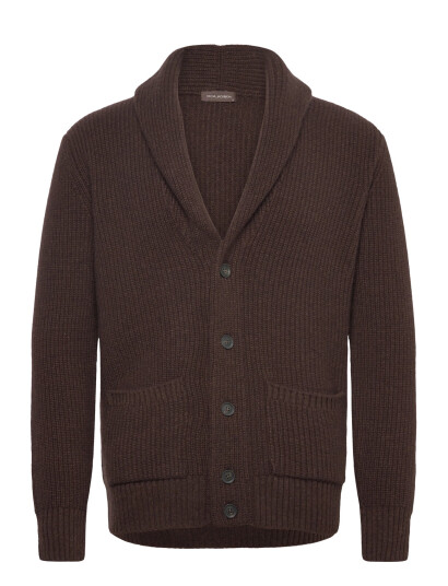 Oscar Jacobson Roland Cardigan   Brown   M