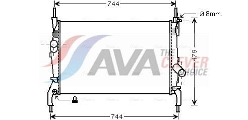 Radiator AVA Clever Choice FD2404 Radiator AVA Clever Choice FD2404