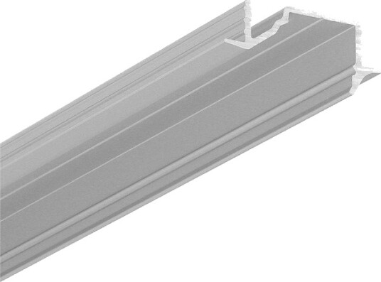 Topmet 2m aluminiumsprofil DIAGONAL10 C   Anodisert innfelt LED skinne