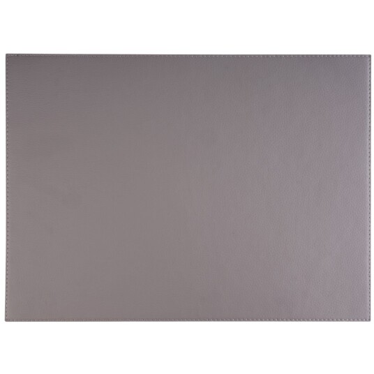 APS Bordbrikke kunstlær; 32.5x45 cm BxL; Grå; 6 Stykk / Forpakning