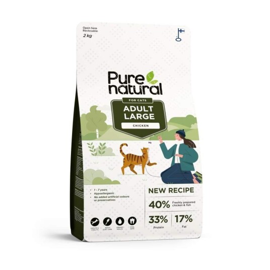 Purenatural Cat Adult Large Chicken 2 kg