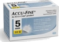 Accu-fine pen needle 31G 5mm