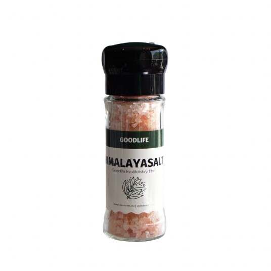 Goodlife himalayasalt med kvern 115 g Goodlife himalayasalt med kvern 115 g