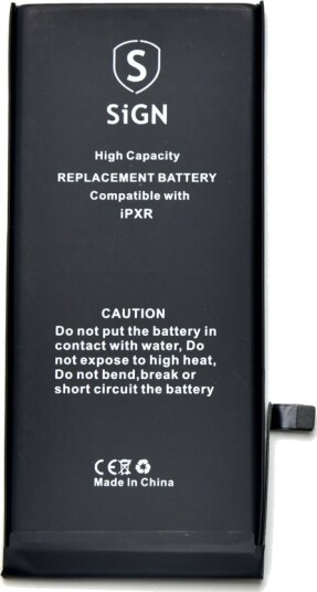 iPhone XR batteri med høy kapasitet - 3610mAh