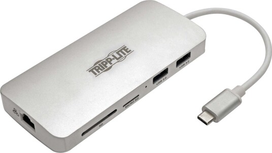 Tripp Lite U442-DOCK11-S USB-C/Thunderbolt 3 Dokkingstasjon HDMI 4K USB-A Ethernet PD 60 W