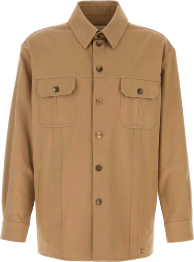 Valentino Garavani Herre Skjorter Brun M,
