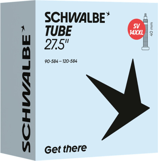 Schwalbe slange 27,5"x3,60-4,80 (90/120-584) 40mm racerventil