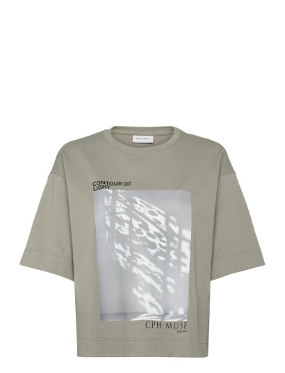 Copenhagen Muse Cmmuse Tee Khaki green M