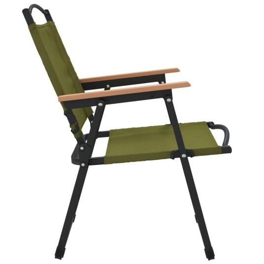 vidaXL Campingstoler 2 stk grønn 54x55x78 cm oxfordstoff vidaXL Campingstoler 2 stk grønn 54x55x78 cm oxfordstoff