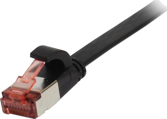 SYNERGY Patchkabel RJ45 CAT6 250Mhz 5m schwarz FTPU/FTP TPESuperflex Flach Synergy 21,