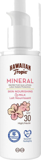 Hawaiian Tropic Mineral Solkrem SPF30 100ml - Raskt absorberende solbeskyttelse