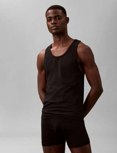 Calvin Klein Tank 3Pk - Black - L