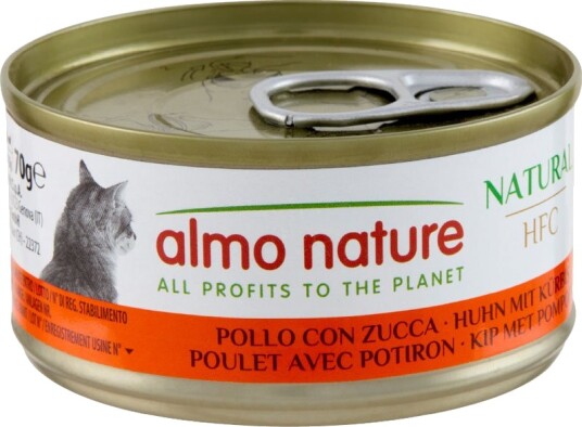Almo Nature Våtfôr Hfc Kyllling Med Gresskar 70G 24 X 70 G