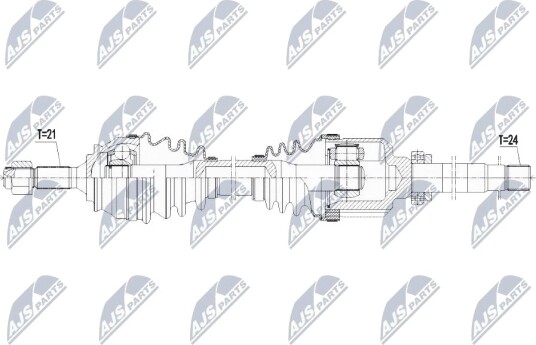 Nty Drivaksel NTY NPW PE 047