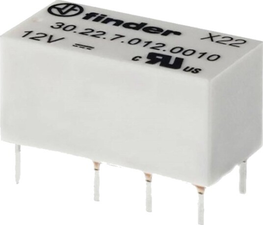 Finder 30.22.7.012.0000 Printrelé 12 V/Dc 2 A 2 X Omkobler