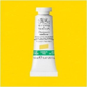 Winsor Newton Designers gouache 14ml cadminumfri Yellow Pale