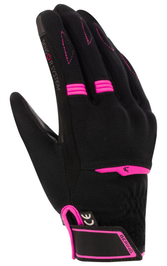 Bering MC-Hansker Fletcher EVO Dame Fuksia-Svart Bering MC-Hansker Fletcher EVO Dame Fuksia-Svart