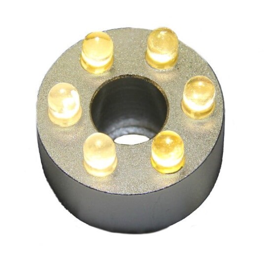 LED ring 6 dioder varmhvit med transformator LED ring 6 dioder varmhvit med transformator